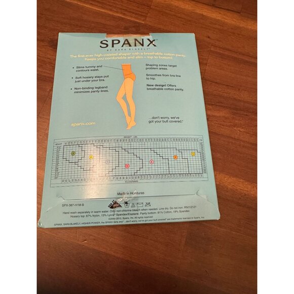 NWT Spanx high-waisted panty size E (195-235lbs) - Picture 2 of 2